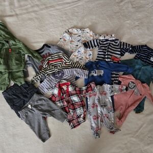 Huge 14-Piece Newborn Boy Bundle! Mostly Carter’s & More